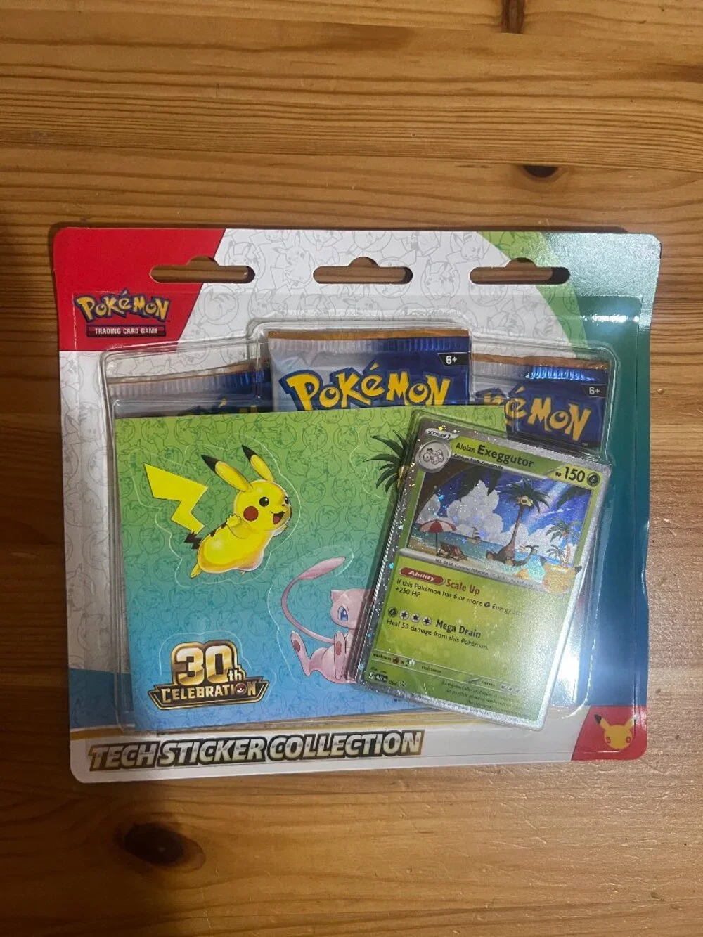 Pokémon TCG: 30th Celebration Tech Sticker Collection (Alolan Exeggutor) New